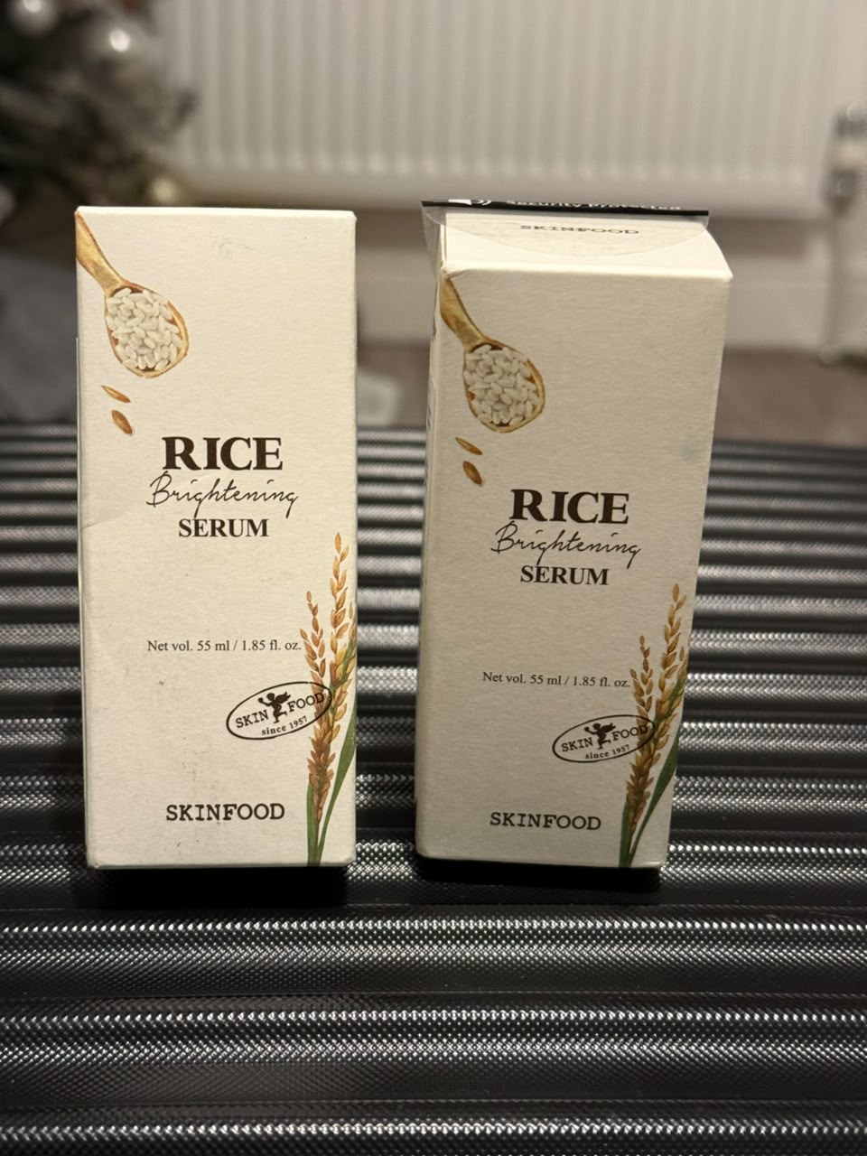 Skinfood Rice Brightening Serum Skincare product photo at Sylvia Glow House, Rice-powered brightening care., for Brightening, Serum texture, gallery view 2